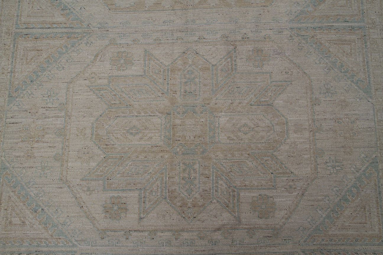 6x8 Soft Geometric Design Ariana Hazara Collection Rug