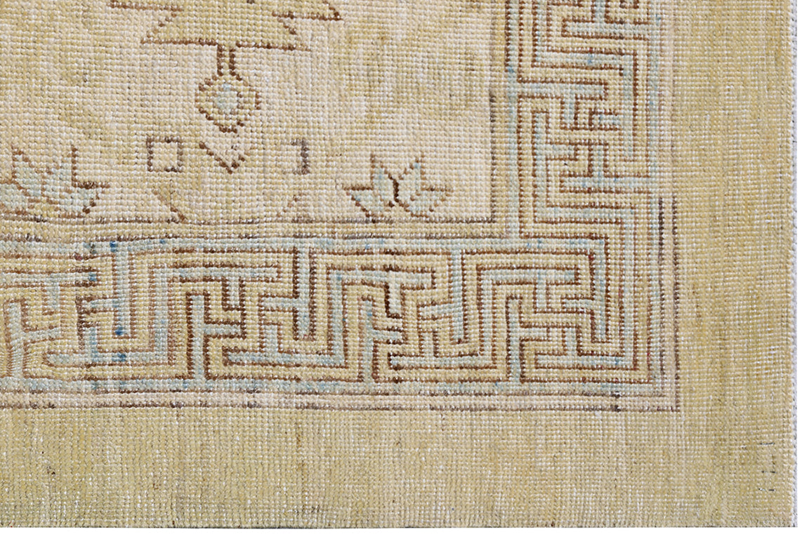 11x14 Yellow Geometric Ariana Samarkand Design Rug