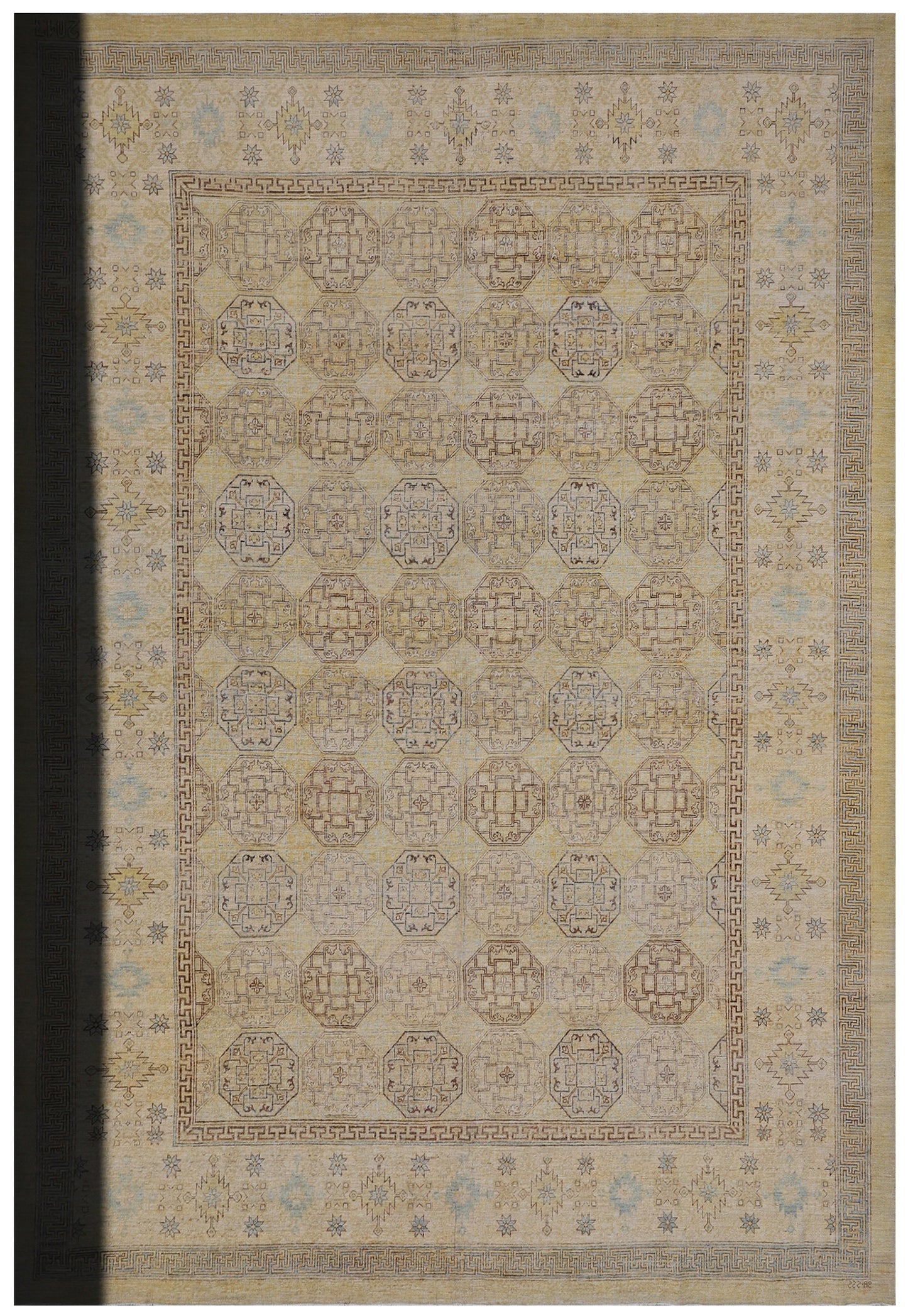 11x14 Yellow Geometric Ariana Samarkand Design Rug