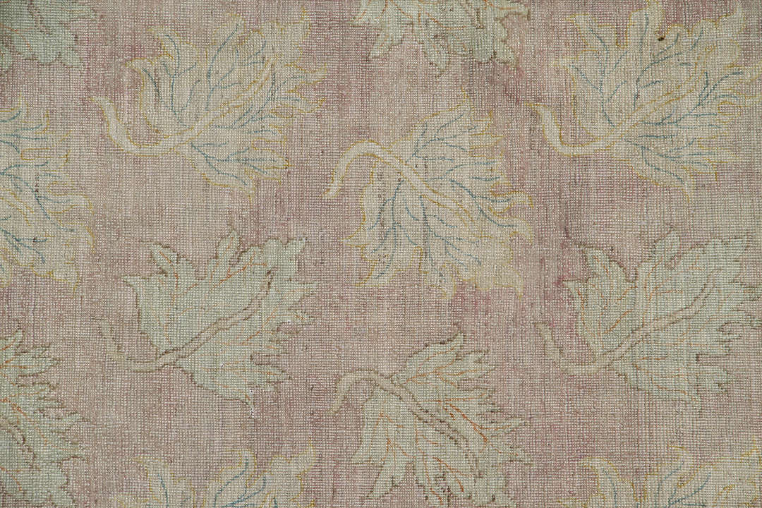 9'x12'Luxury Rug | Hand-knotted | Mauve & Turquoise Transitional Rug