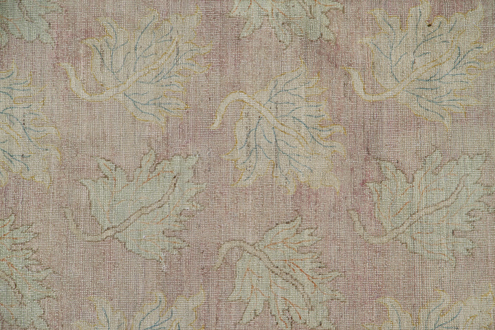 9'x12'Luxury Rug | Hand-knotted | Mauve & Turquoise Transitional Rug