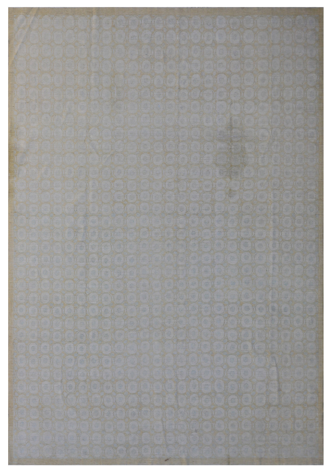 9'x12' Hand-knotted Wool & Silk Circular Modern Rug