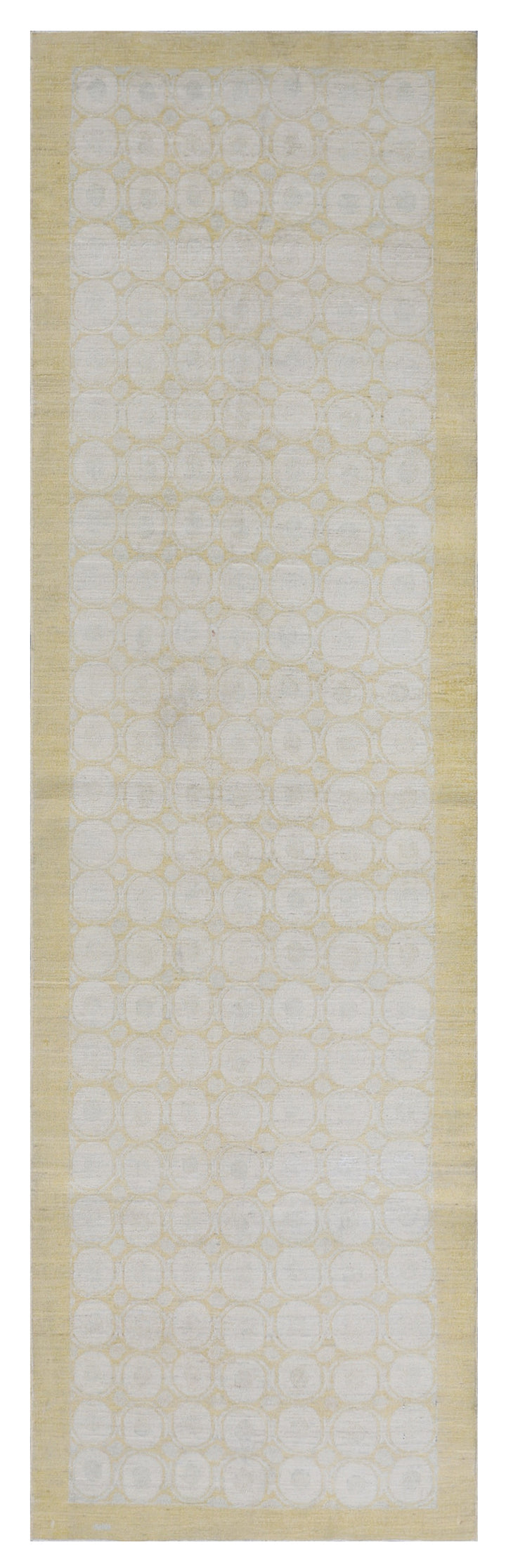 3'x10' Timeless Contemporary Design Hand-Knotted Ariana Runner Rug