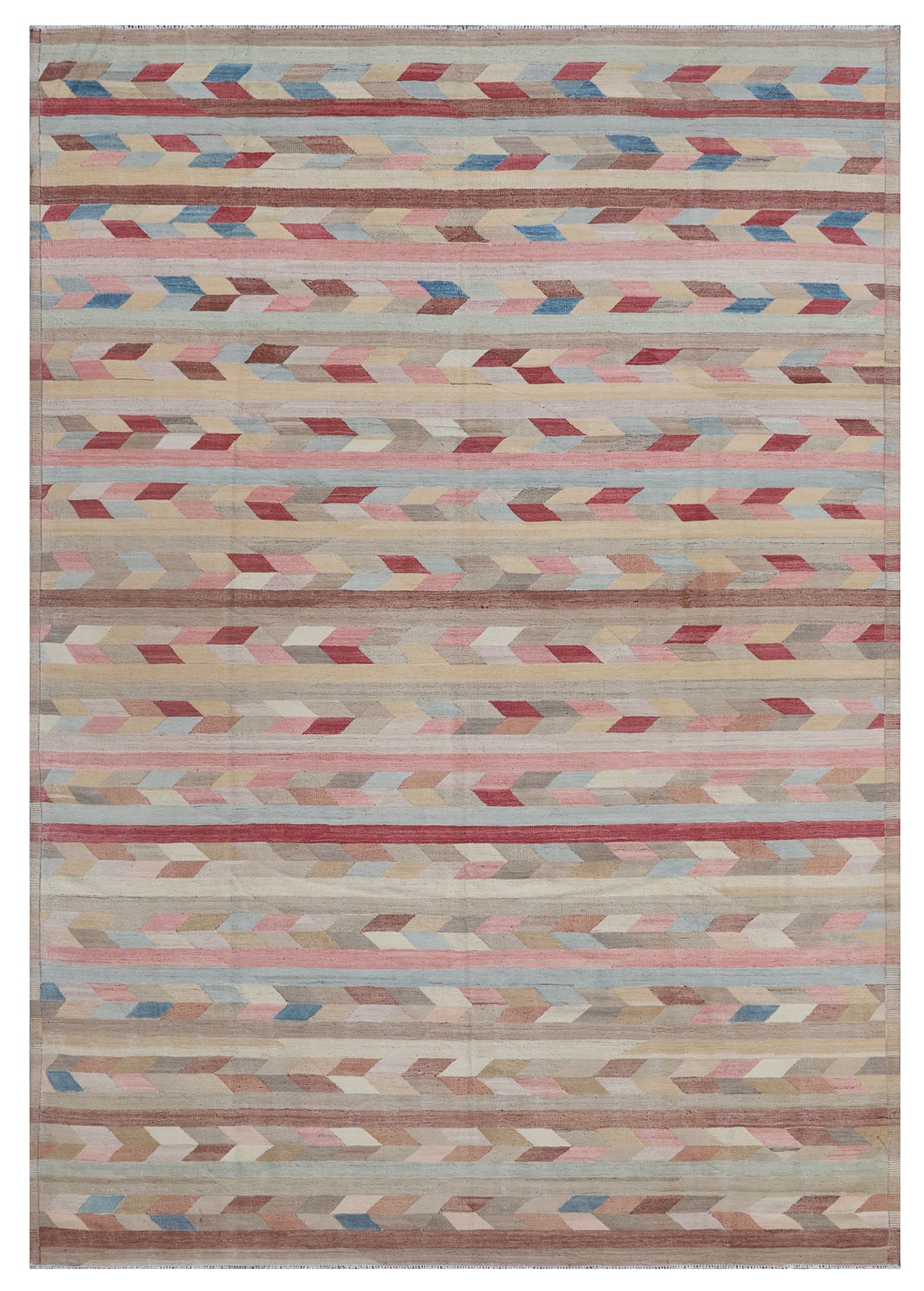 9'x12' Colorful Geometric Ariana Kilim Collection