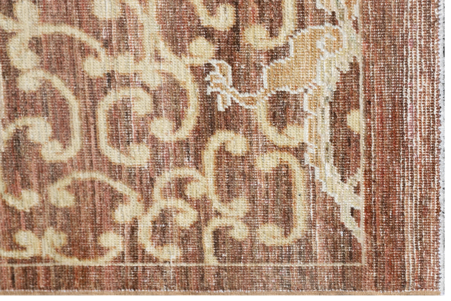 3x12 Brown Ivory Chinese Mystical Design Ariana Transitional Runner Rug