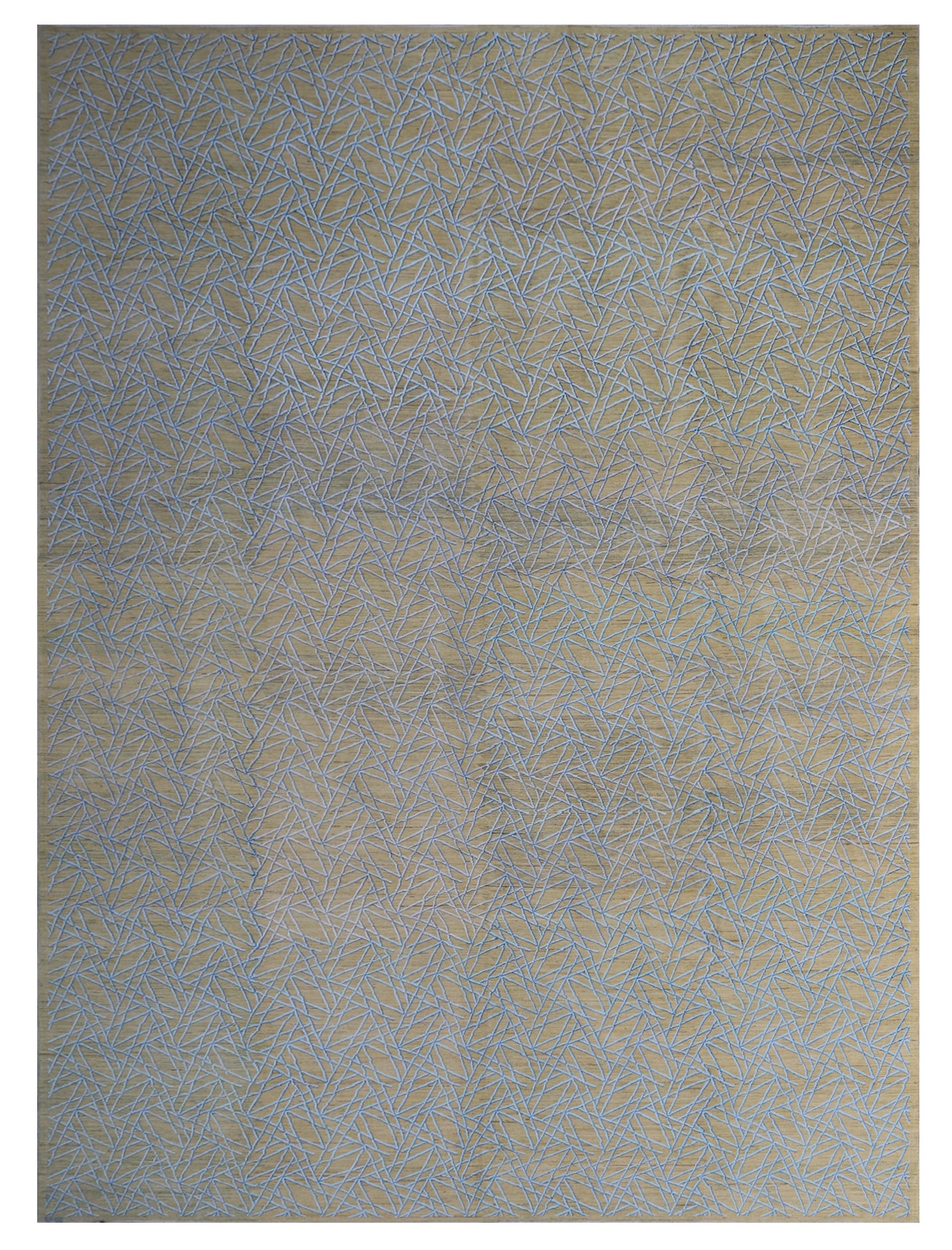 10'x14' Ariana Modern Soft Green Blue Rug