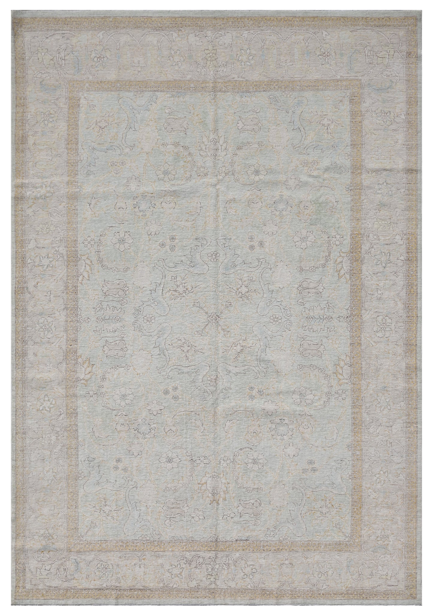 6x9 Wool and Silk Polonaise Design Ariana Luxury