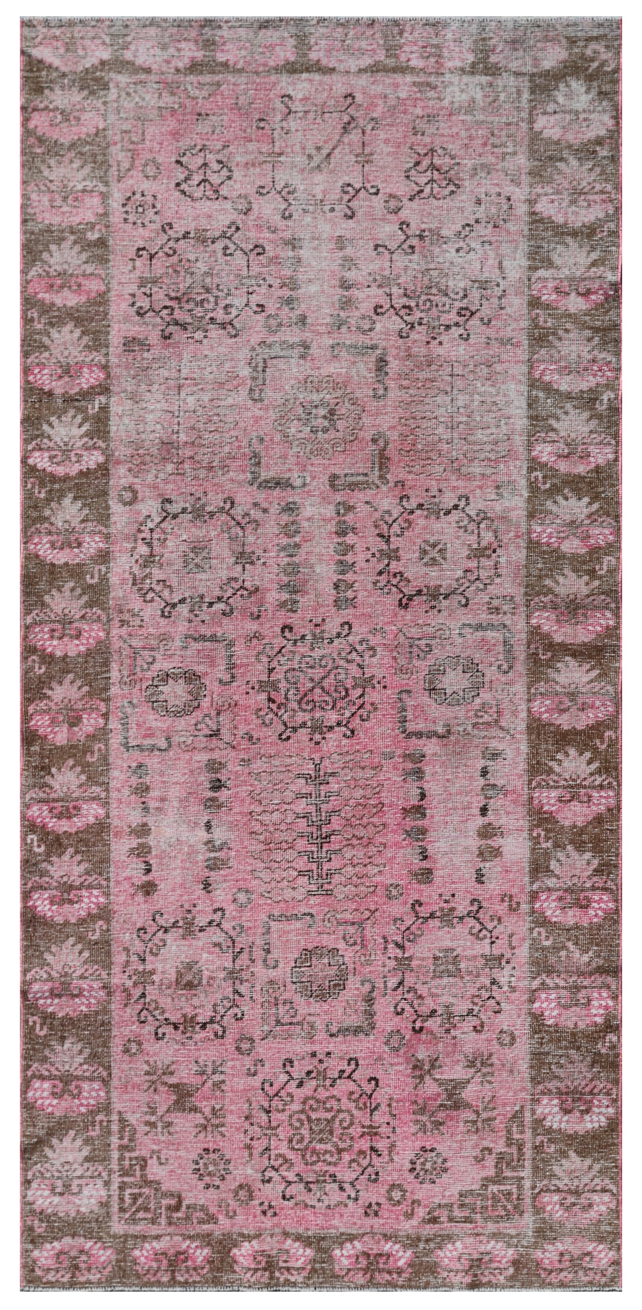 7.10 x 3.10 Antique Samarkand