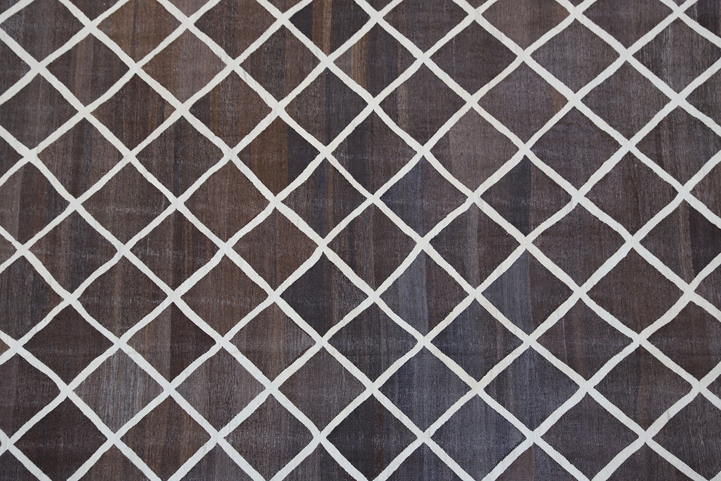 10x14 Large Brown and Ivory Ariana Kilim