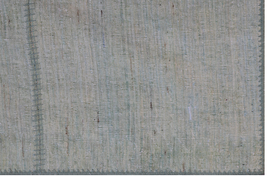 8'x10' Washed Out Blue Gray Ariana Patchwork Collection Rug