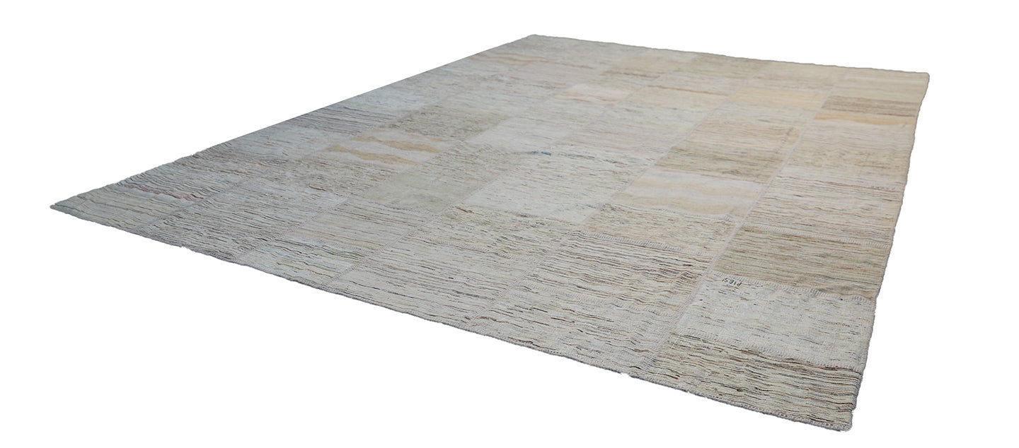 10x14 Soft Earthstone Colors Ariana Patchwork