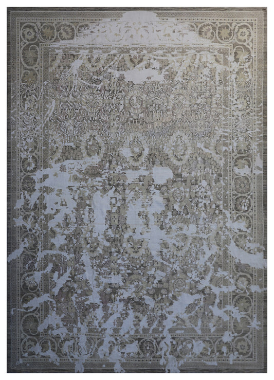 12'x15' Very Fine Abstract Ariana Transitional rug