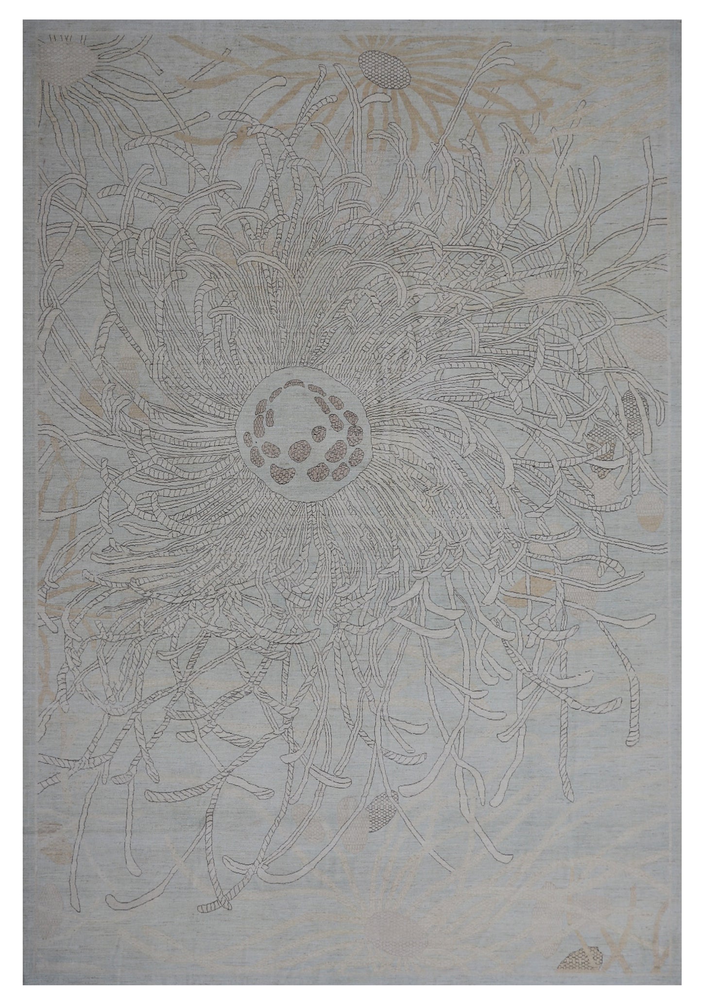 10x14 Marine Design Ariana Modern Rug