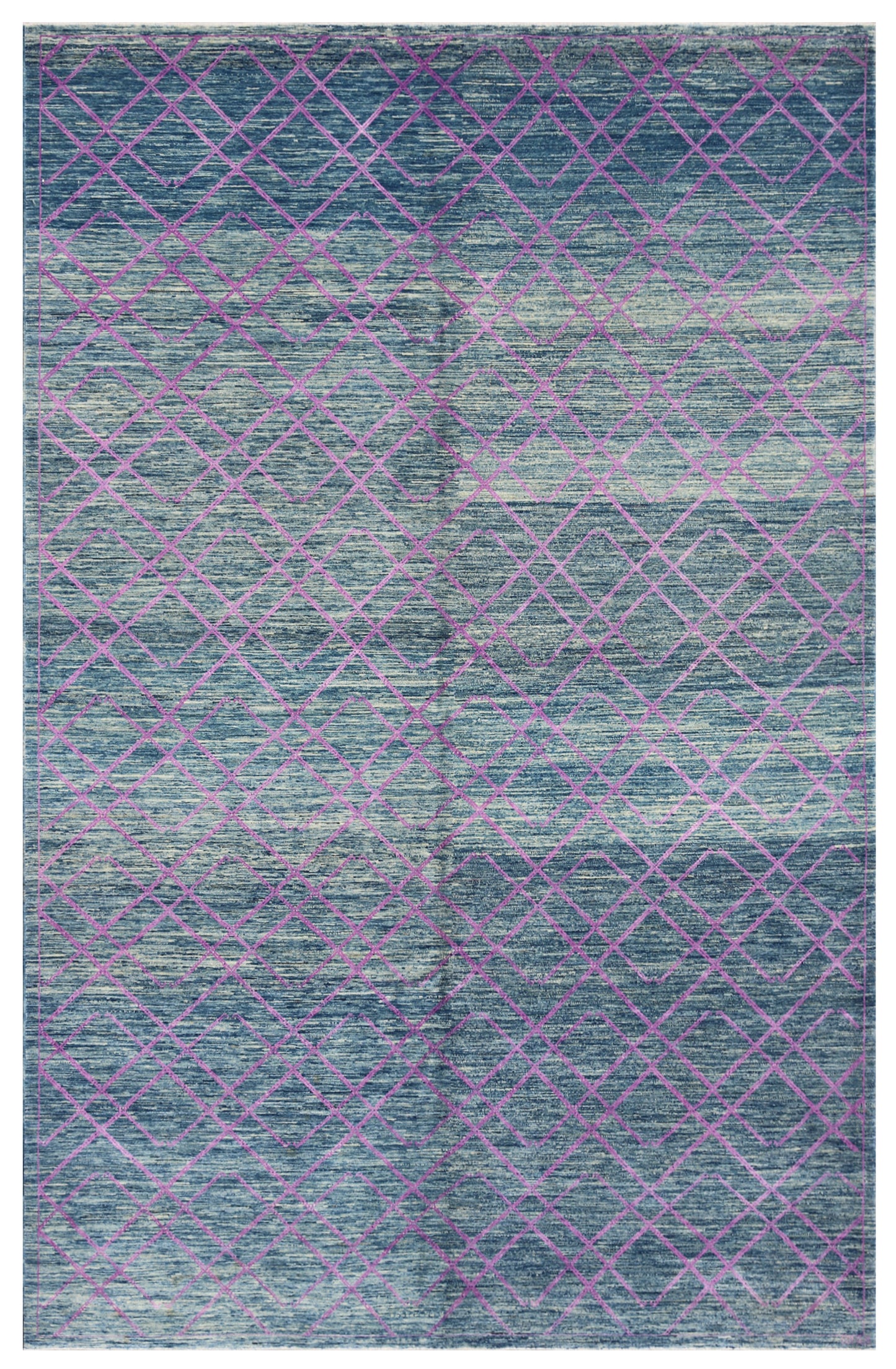 5x8 Blue Ariana Modern