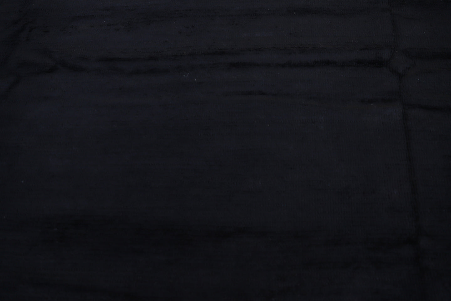 10'x14' Ariana Moroccan style Solid Black Barchi Shag Rug