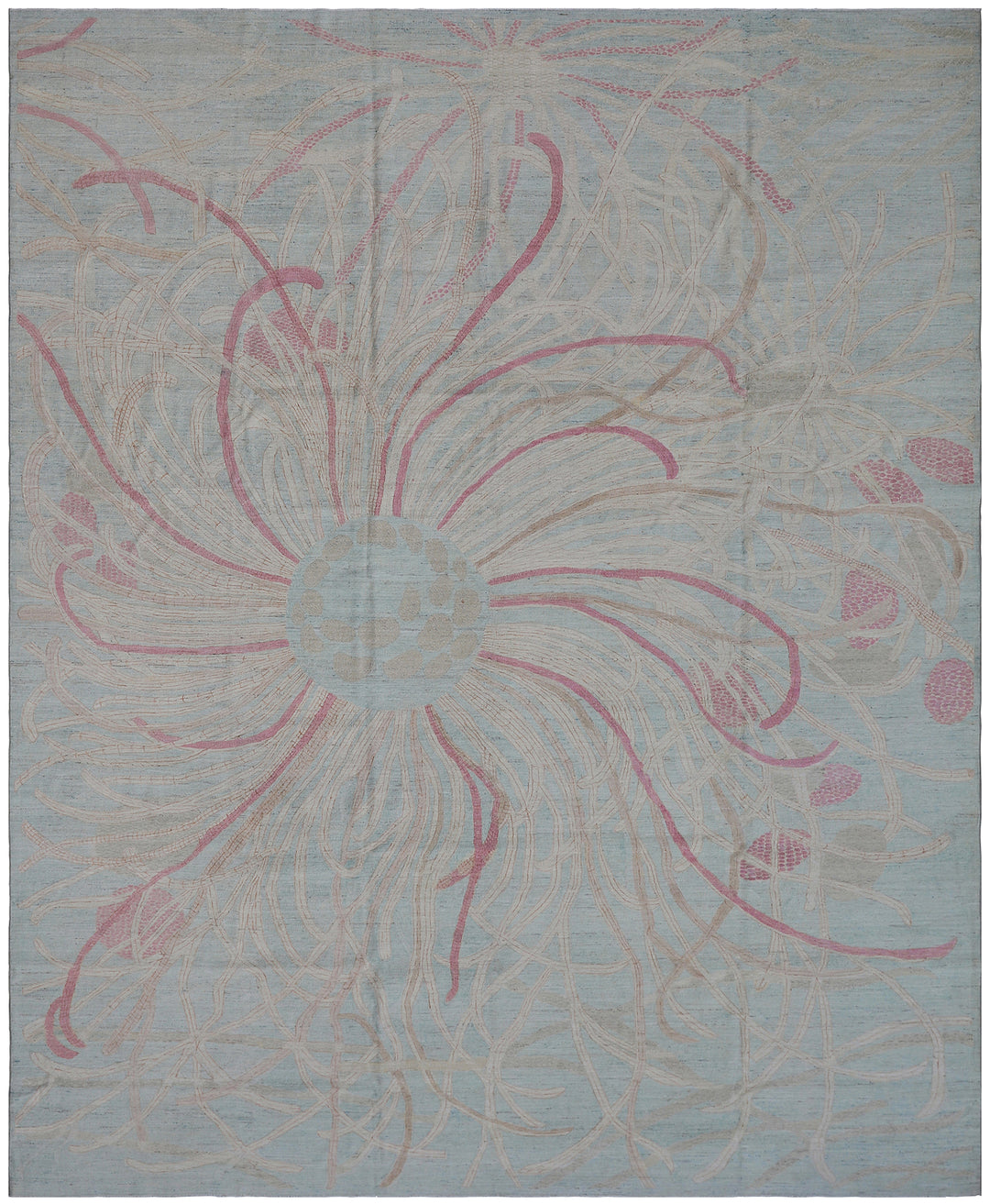 9'x12' Hand-Knotted Rug – “Father Star Fish” Design Rug
