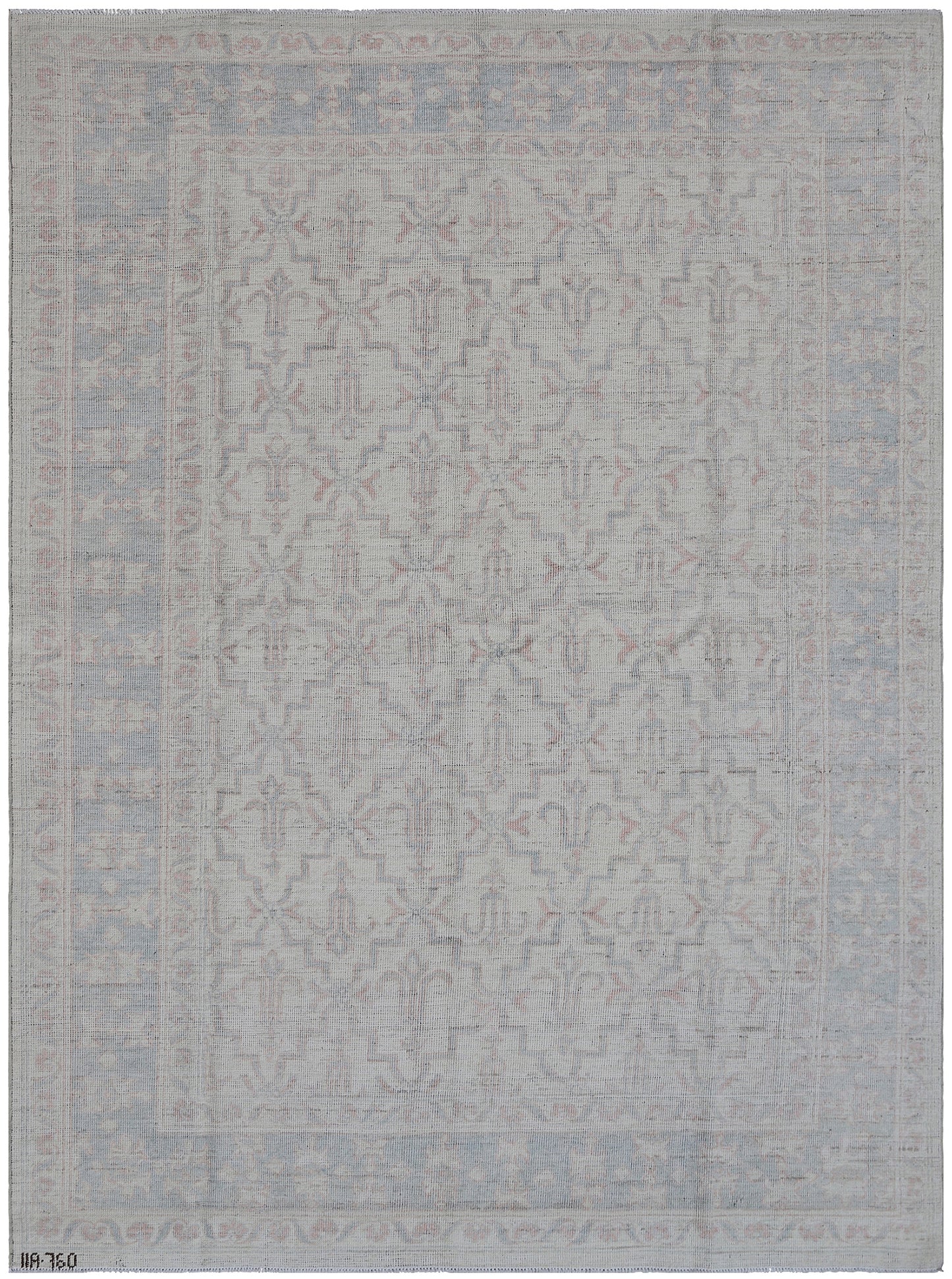 5'x7' Ariana Geometric Ivory Transitional Rug