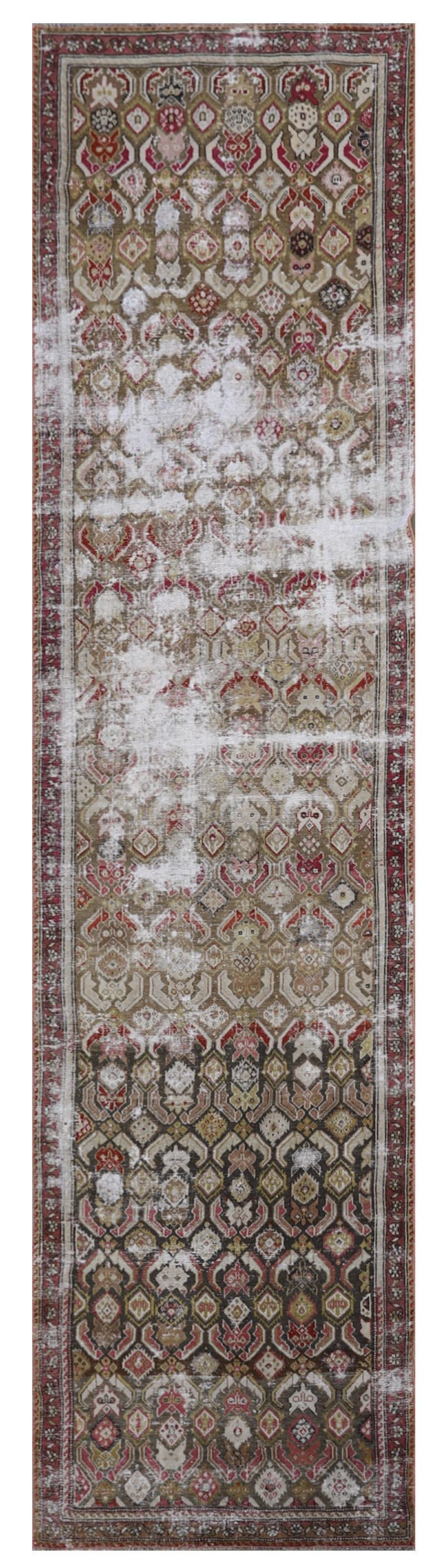 4'X14' Vintage Antique Karabagh Caucasian Area Rug Runner