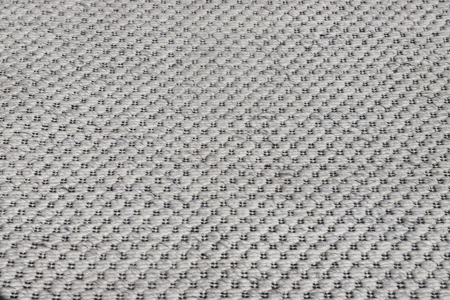 9'x12' Ivory Grey Contemporary Indian Kilim
