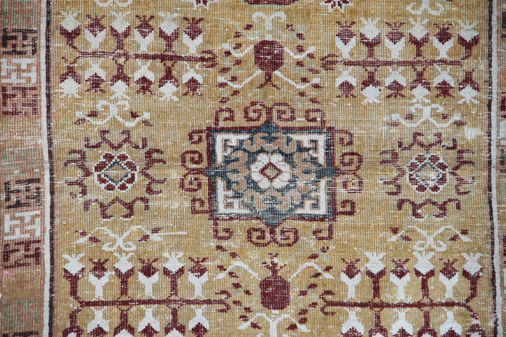 3'x6' Vintage Samarkand / Khotan Rug | Hand-Knotted Rug