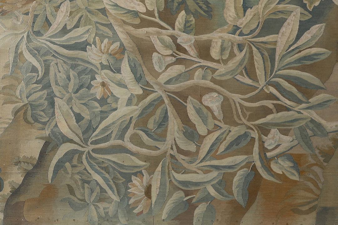 Antique Tapestry Panel | French Aubusson Wall Hanging