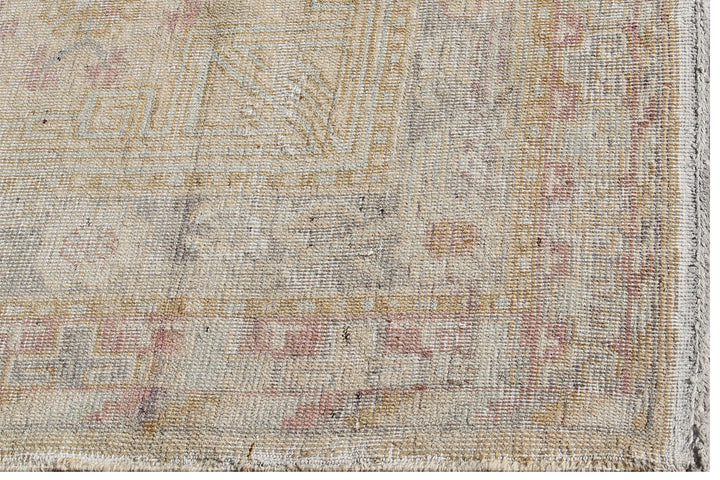 Antique Samarkand rug | Vintage Khotan Area Rug