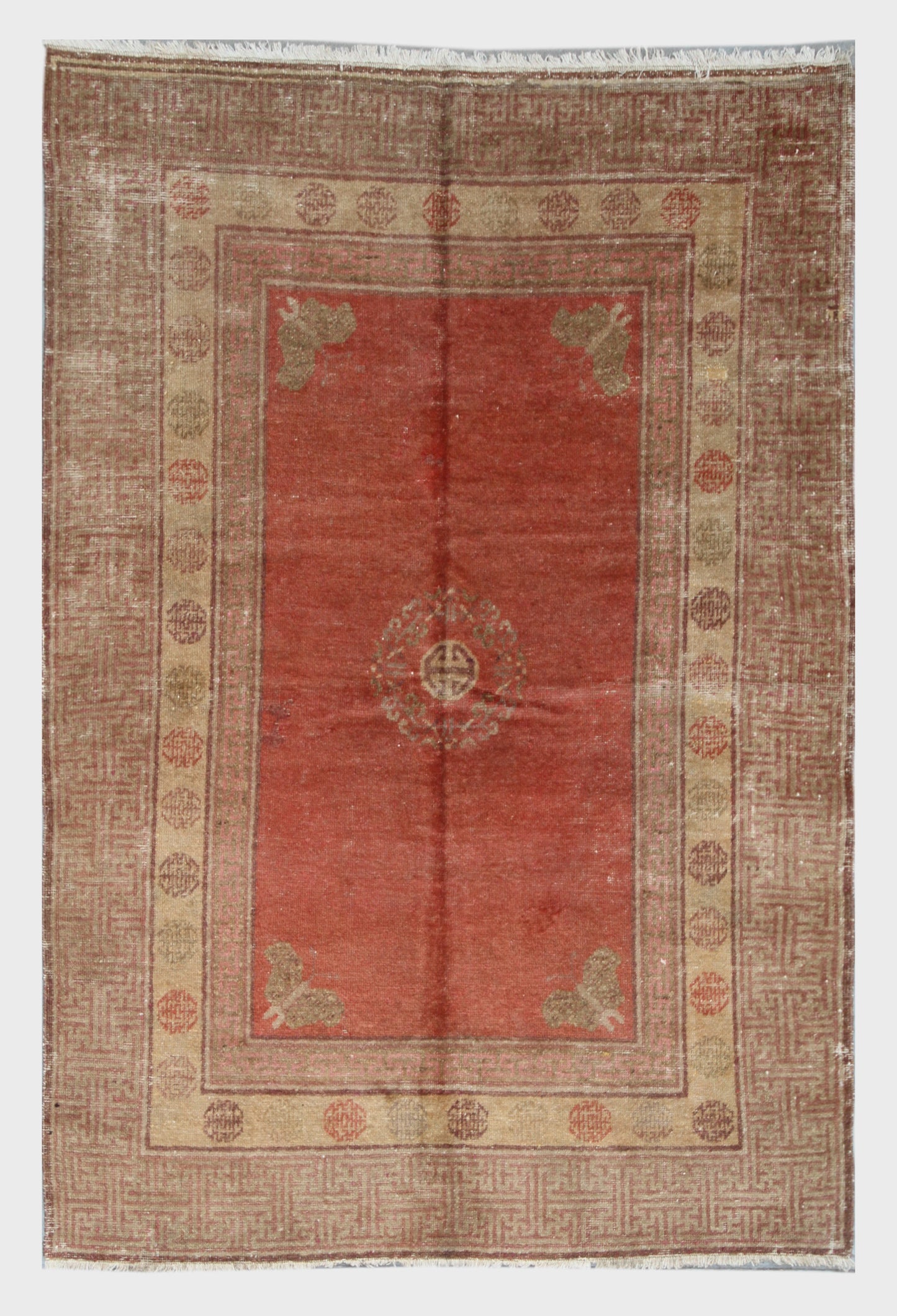 6.07 x 4.04 Antique Samarkand
