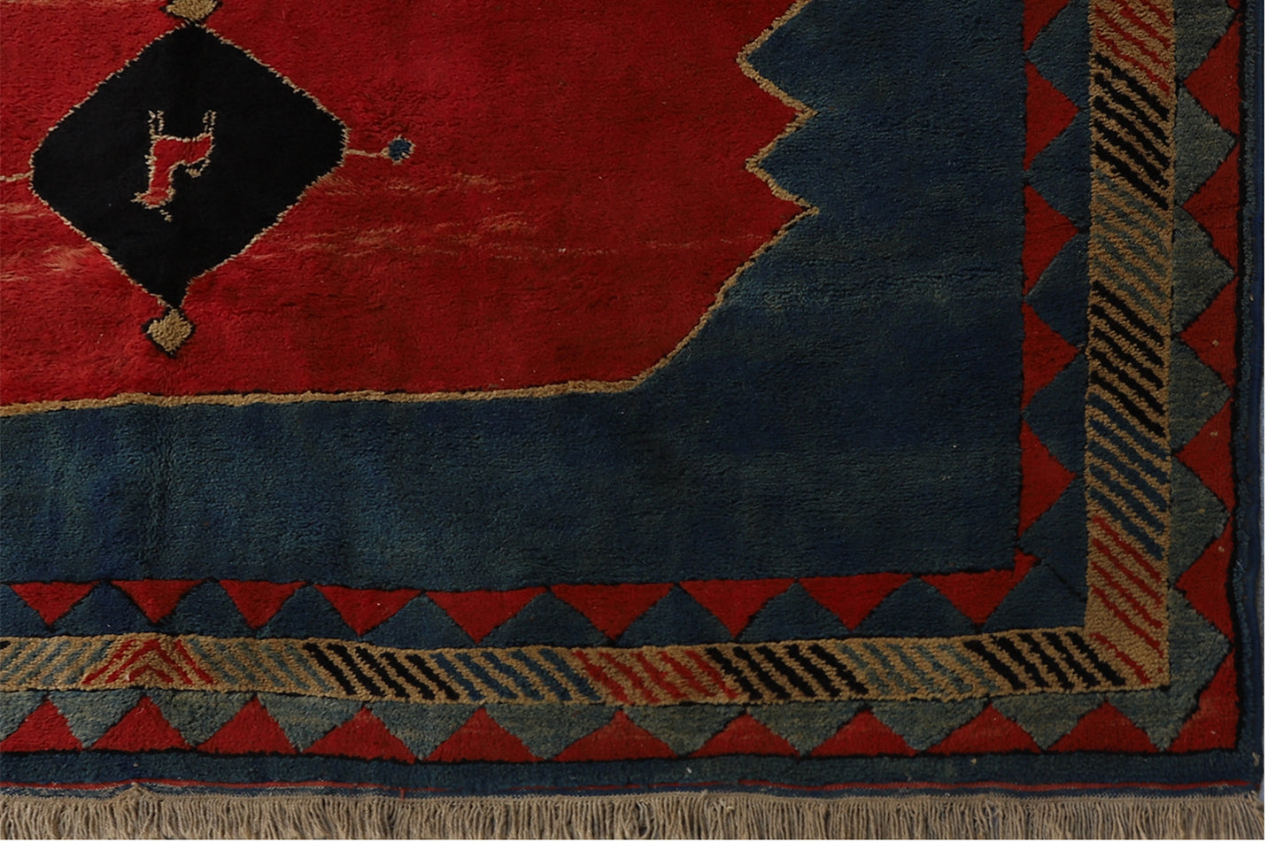 8'x10' Red Turkish Gabbeh Rug