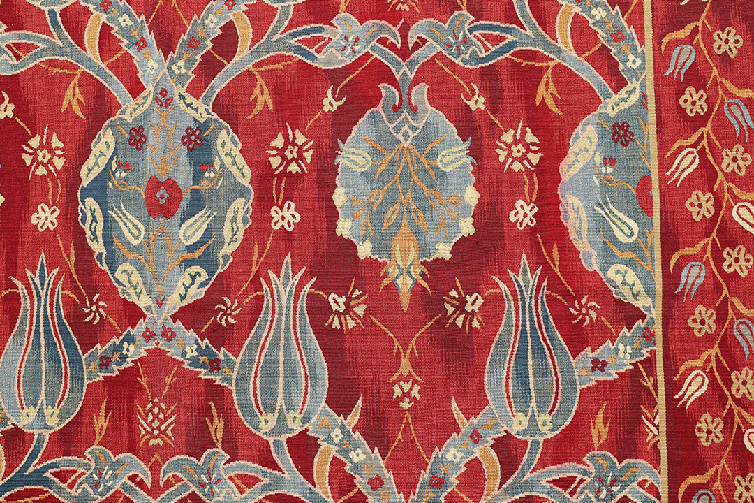 6x9 Red Ariana Kilim Collection