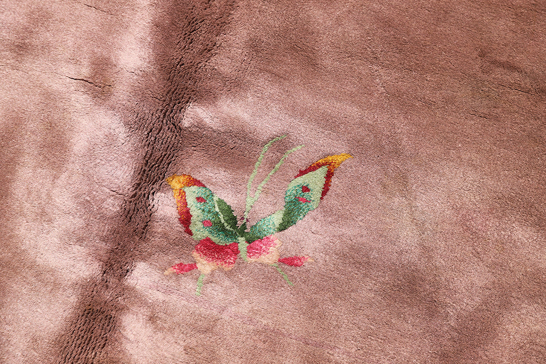 8'x10' Pink Vintage Chinese Rug