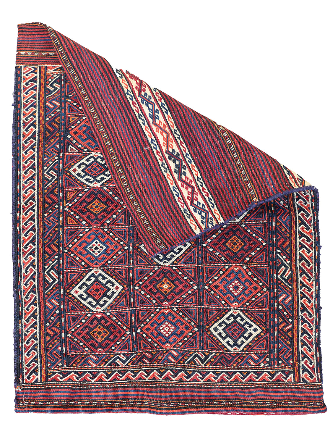3x4 Vintage Persian Qutchan Bag Rug