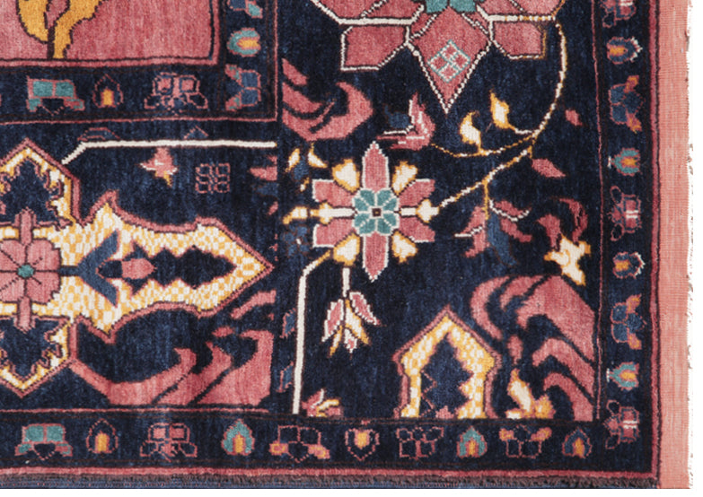 9.07 x 6.00 Ferahan Sample Design 100% Wool Hand-Knotted Area Rug