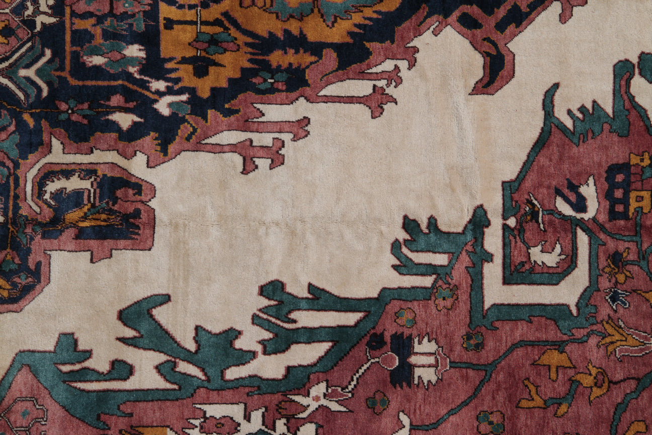 9.07 x 6.00 Ferahan Sample Design 100% Wool Hand-Knotted Area Rug