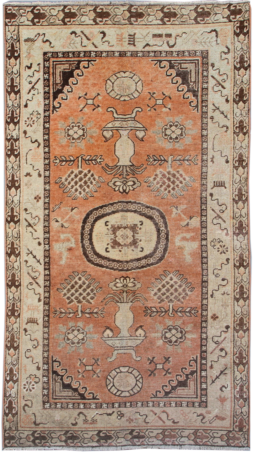 7.07 x 3.10 Antique Samarkand