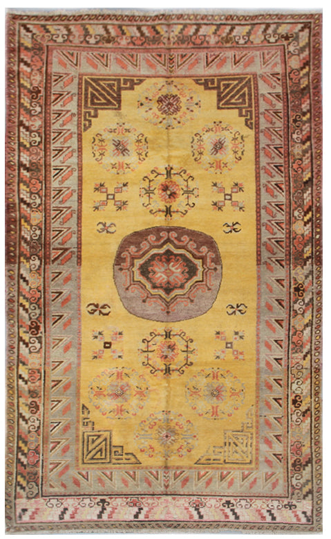 8.09 x 4.07 Antique Samarkand