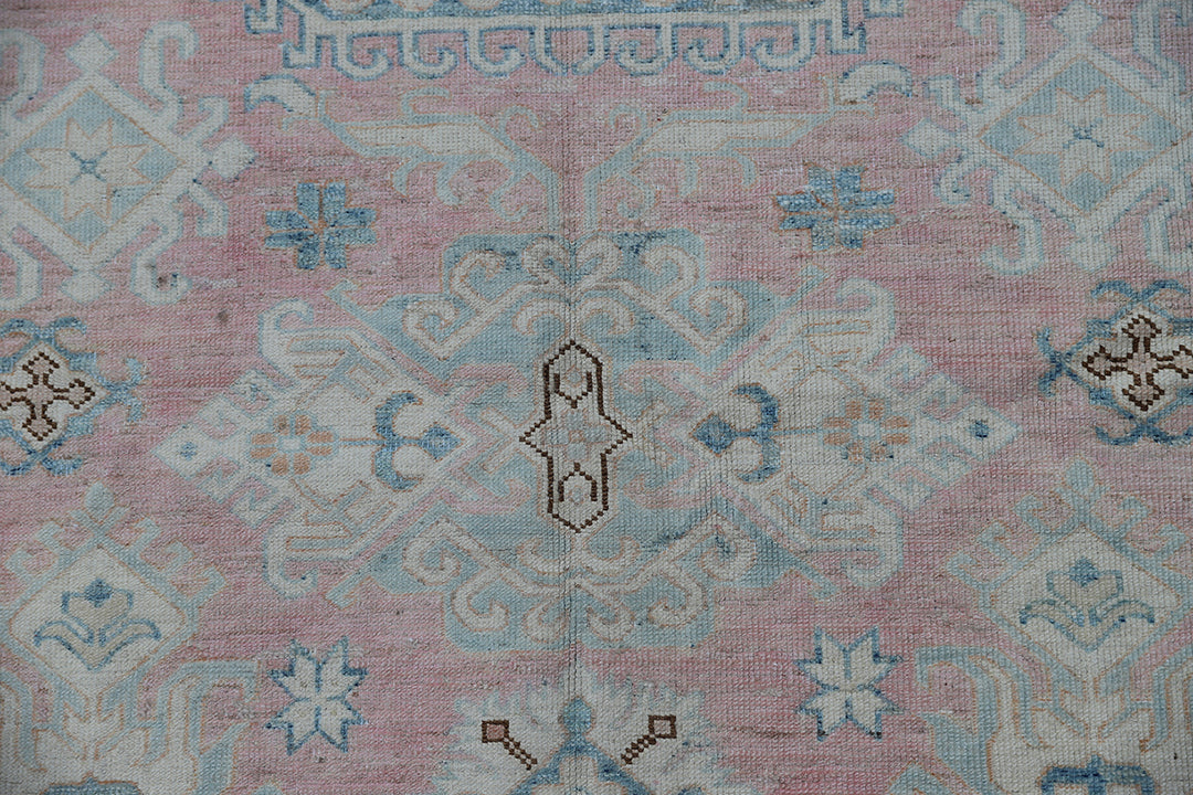 Wool Area Rug |Caucasian Geometric Design Rug