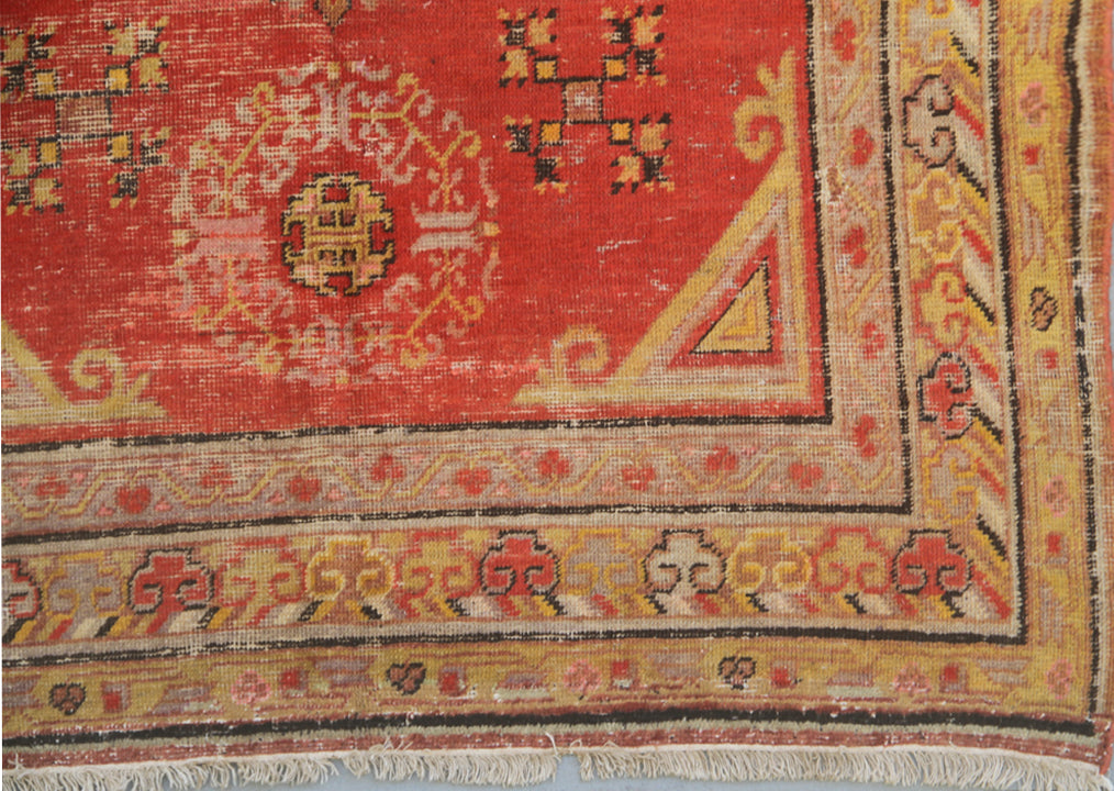 5'x8' Vintage Samarkand Red Area Rugs