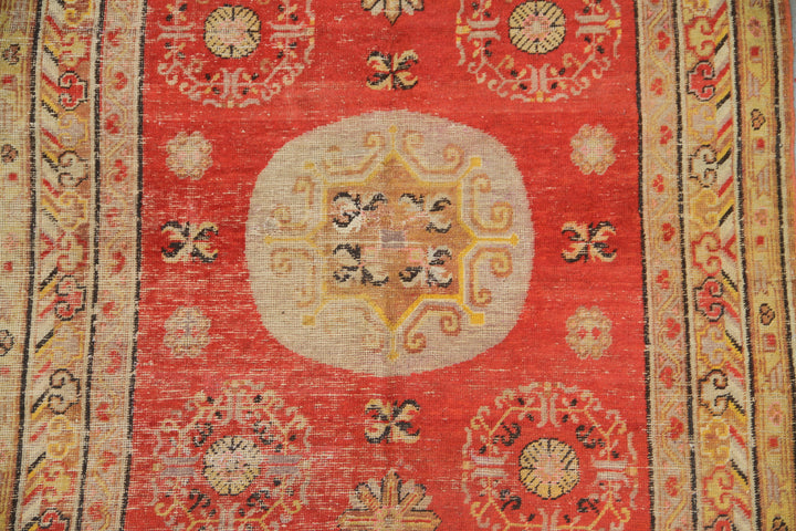 5'x8' Vintage Samarkand Red Area Rugs