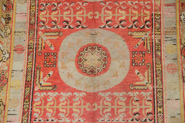 5'x9' Vintage Wool Rug | Samarkand | Khotan Area Rug