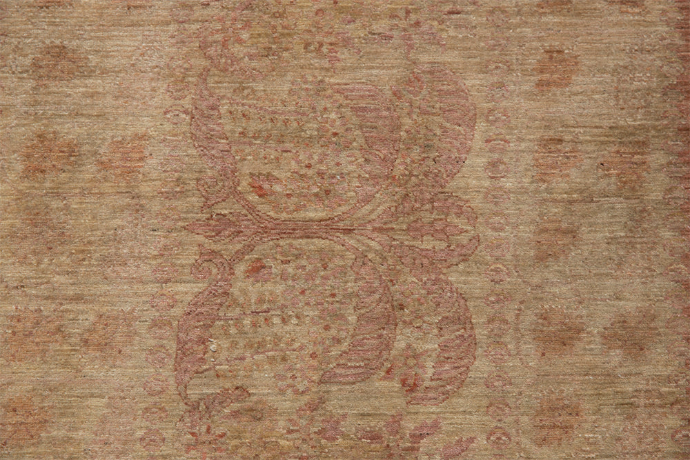 10x14 Coral Gold Very Fine Ukrainian Design Rug