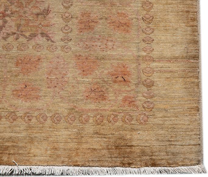 10x14 Coral Gold Very Fine Ukrainian Design Rug