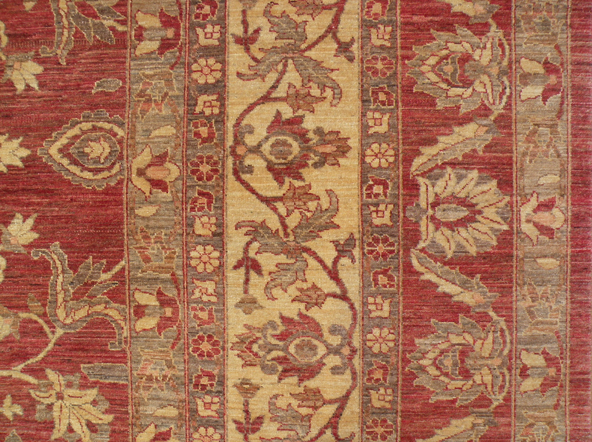 16x22 Large Red Zigler Dersig Ariana Traditional Rug
