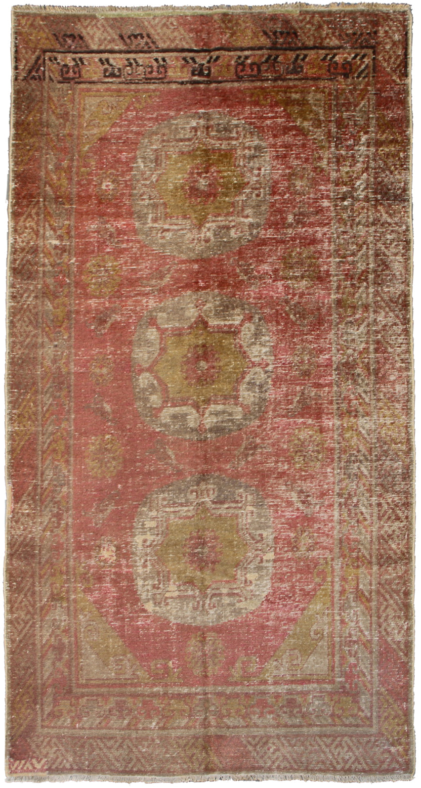 7.11 x 4.01 Antique Samarkand