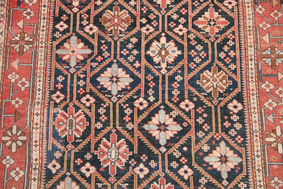 5'x11' Vintage Antique Shirvan Caucasian Area Rug