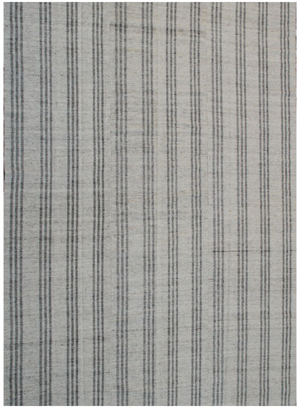 Turkish Flatweave Kilim | Very Thin Grey Kilim