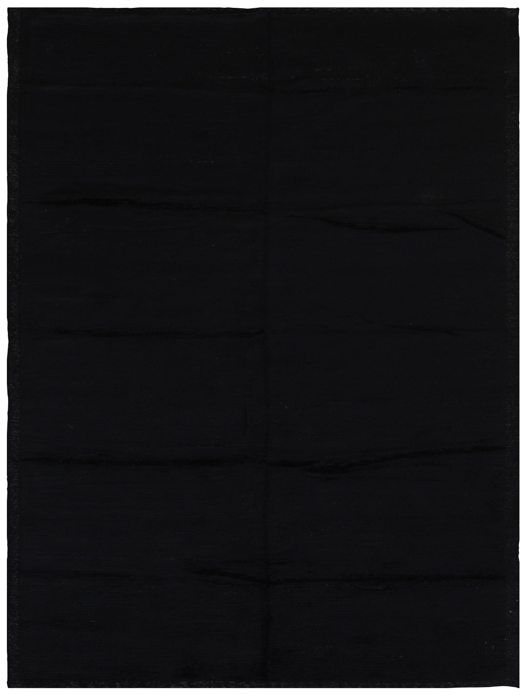 6'x9' Ariana Moroccan Style Solid Black Shaggy Barchi Collection Rug