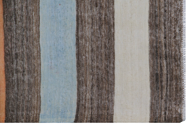 6'x9' Wool Kilim Rug | Striped Design Kilim Area Rug