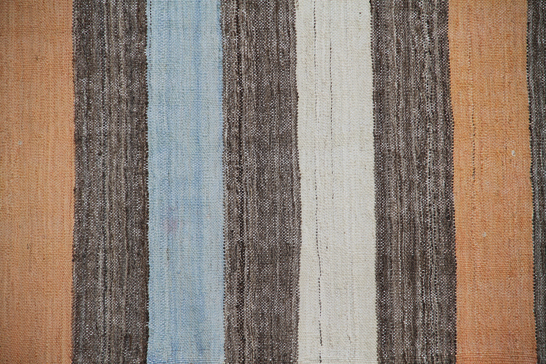 6'x9' Wool Kilim Rug | Striped Design Kilim Area Rug