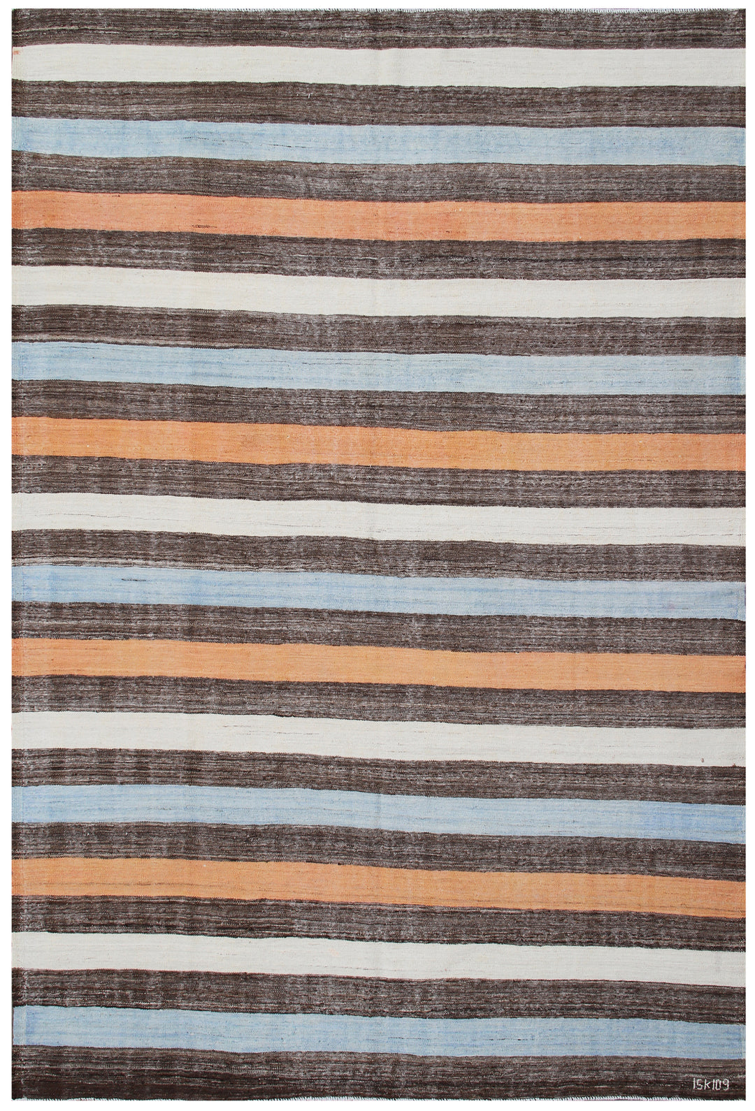 6'x9' Wool Kilim Rug | Striped Design Kilim Area Rug