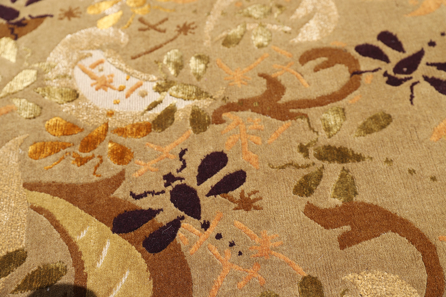 4x6 Dragonfly Design Tibetan Rug